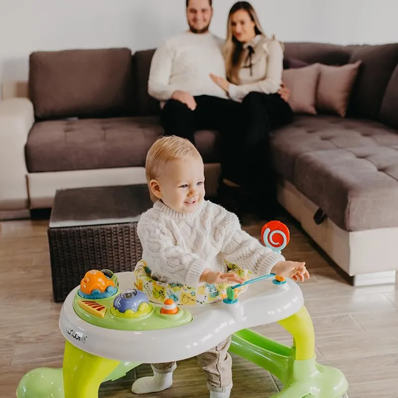 Walker with activity center Coccolle Arlo Pink