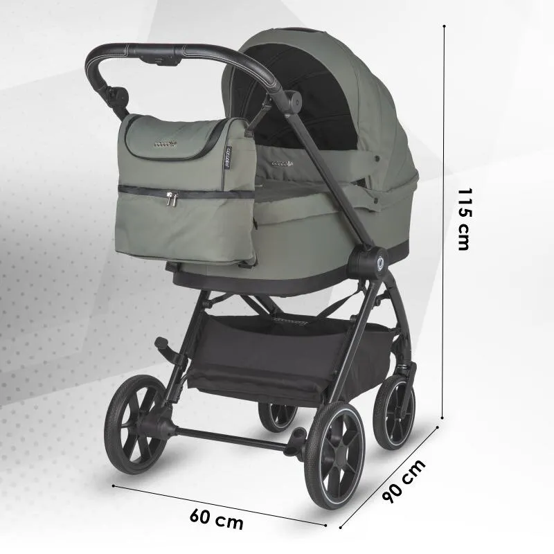 Modular 2-in-1 stroller Coccolle Serry Moss Green