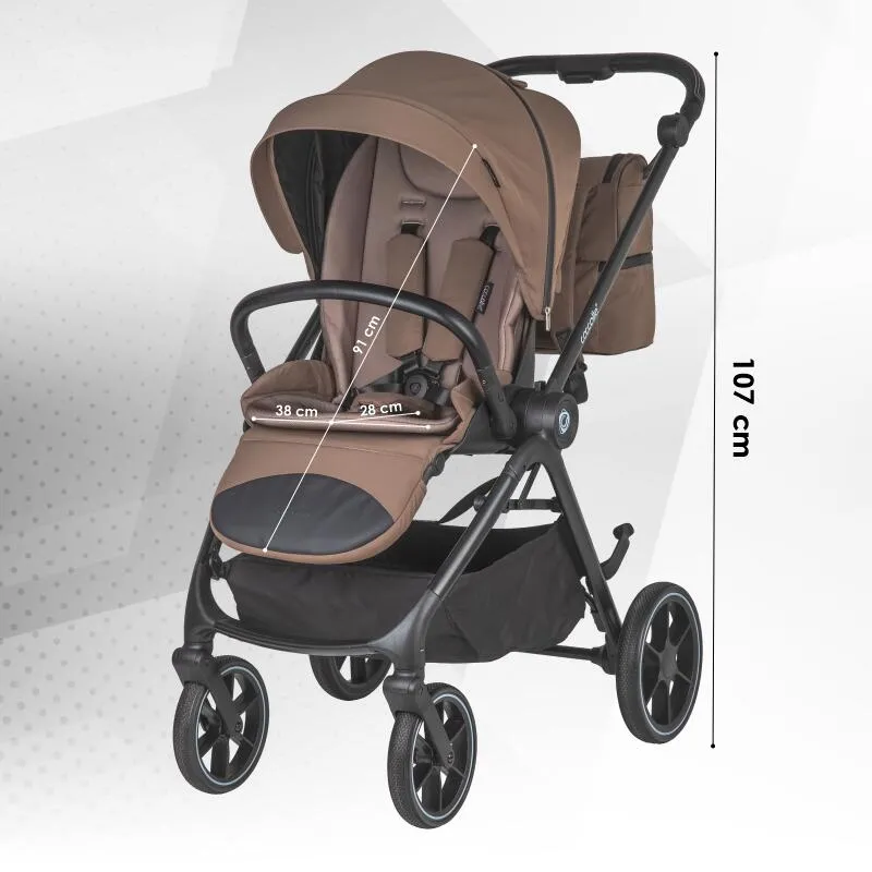 Modular 2-in-1 stroller Coccolle Serry Light Taupe