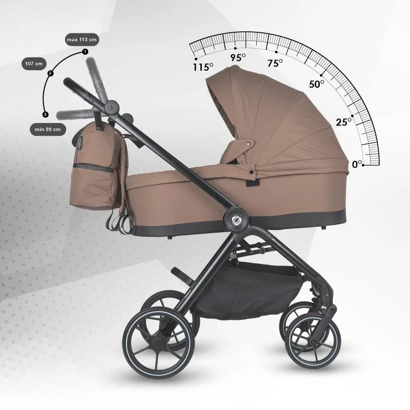 Modular 2-in-1 stroller Coccolle Serry Light Taupe