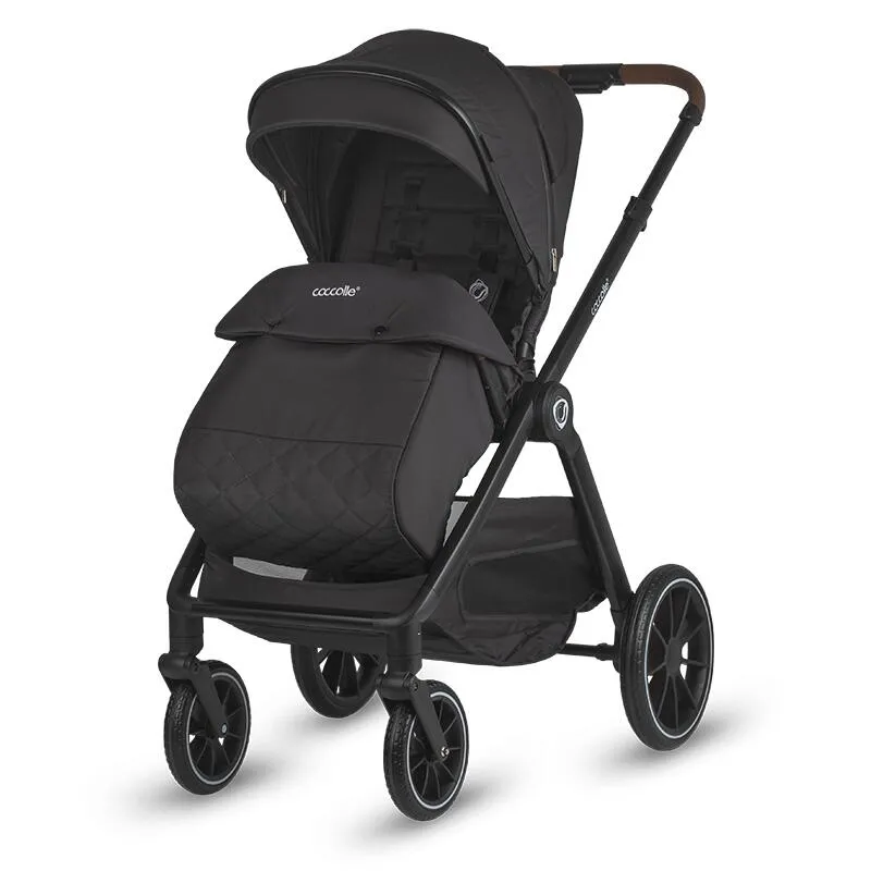 Modular 3-in-1 system Coccolle Aspen Jet Black with i-Size infant car seat Coccolle Knox Black