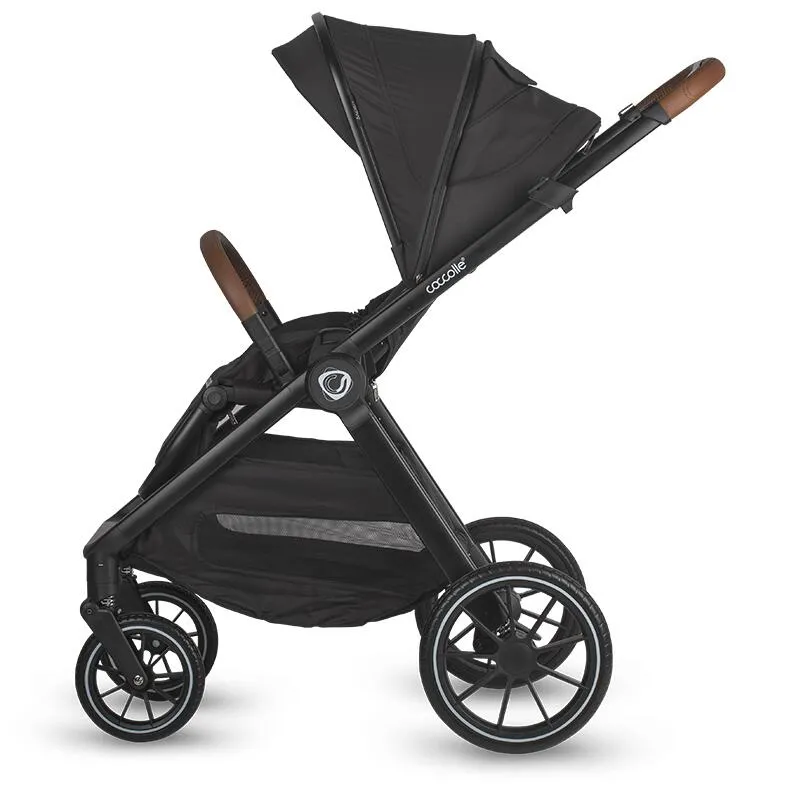 Modular 3-in-1 system Coccolle Aspen Jet Black with i-Size infant car seat Coccolle Knox Black