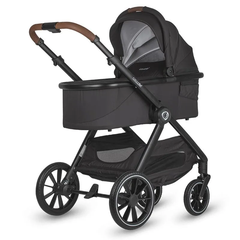 Modular 3-in-1 system Coccolle Aspen Jet Black with i-Size infant car seat Coccolle Knox Black