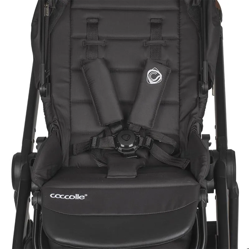 Modular 3-in-1 system Coccolle Aspen Jet Black with i-Size infant car seat Coccolle Knox Black