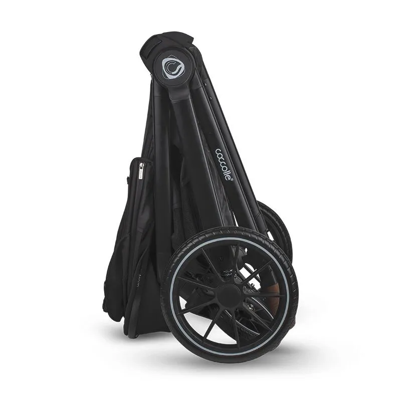 Modular 3-in-1 system Coccolle Aspen Jet Black with i-Size infant car seat Coccolle Knox Black