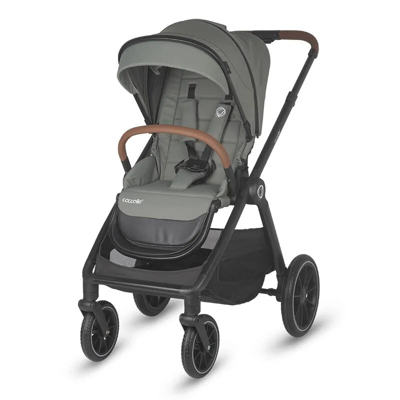 Modular 3-in-1 system Coccolle Aspen Moss Green with i-Size infant car seat Coccolle Knox Black