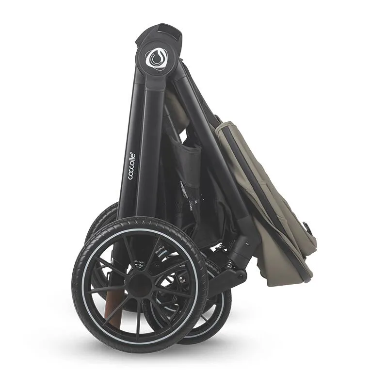 Modular 3-in-1 system Coccolle Aspen Moss Green with i-Size infant car seat Coccolle Knox Black