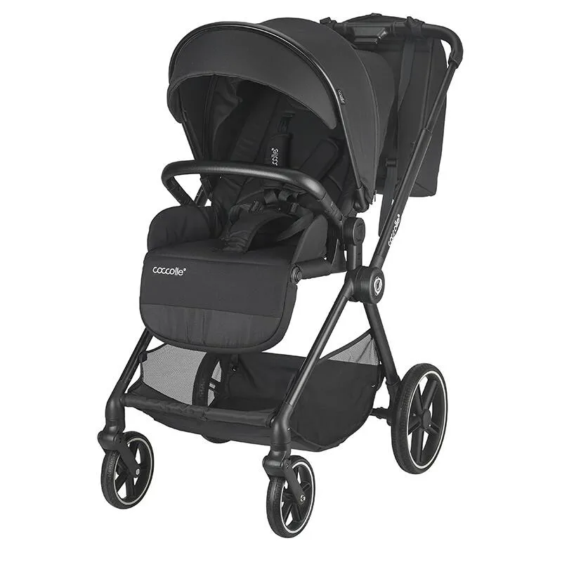 Modular 3-in-1 stroller Coccolle Lissia Anthracite with i-Size infant car seat Coccolle Knox Black