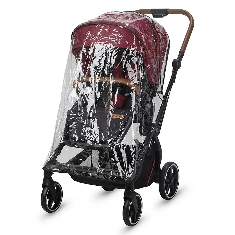 Modular 3-in-1 stroller Coccolle Saliara Cabernet+ i-Size infant car seat Coccolle Knox Black