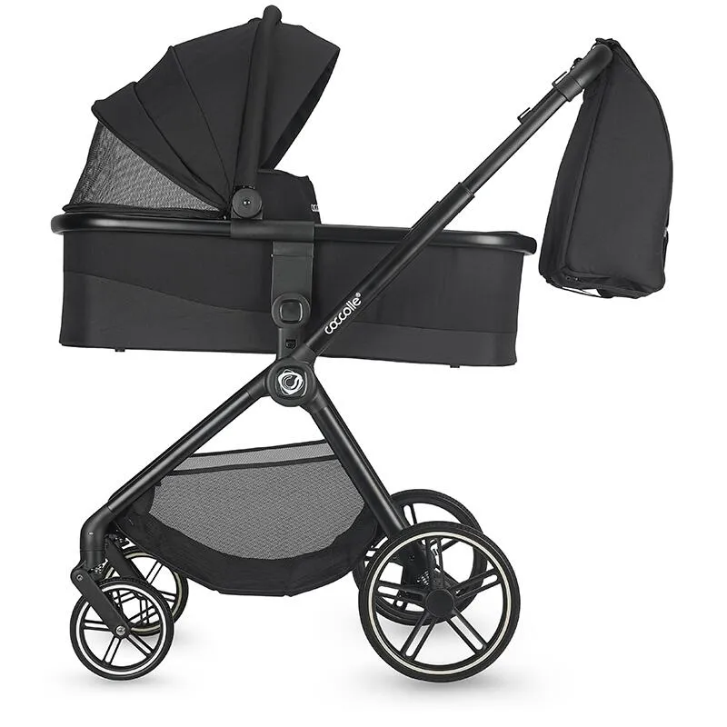 Modular 4-in-1 stroller Coccolle Lissia Anthracite with i-Size infant car seat Coccolle Knox Black and i-Size Isofix base Coccolle Knox