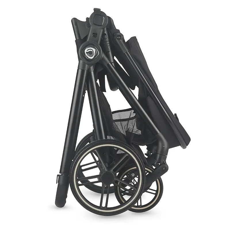 Modular 4-in-1 stroller Coccolle Lissia Butternut Beige with i-Size infant car seat Coccolle Knox Black and i-Size Isofix base Coccolle Knox