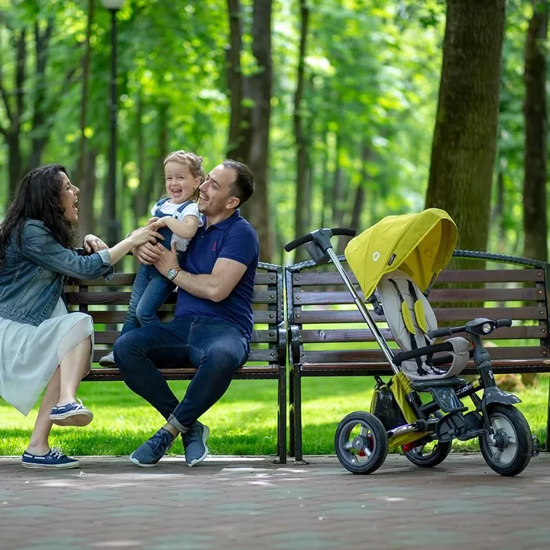 Multifunction 4-in-1 tricycle with reversible seat Coccolle Velo Beige