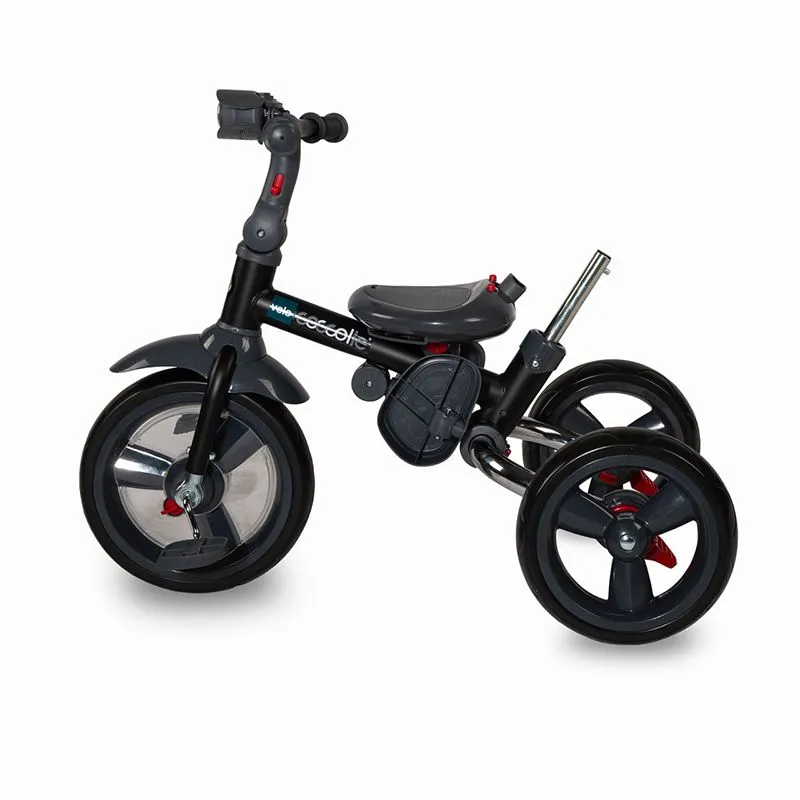 Multifunction 4-in-1 tricycle with reversible seat Coccolle Velo Mustard
