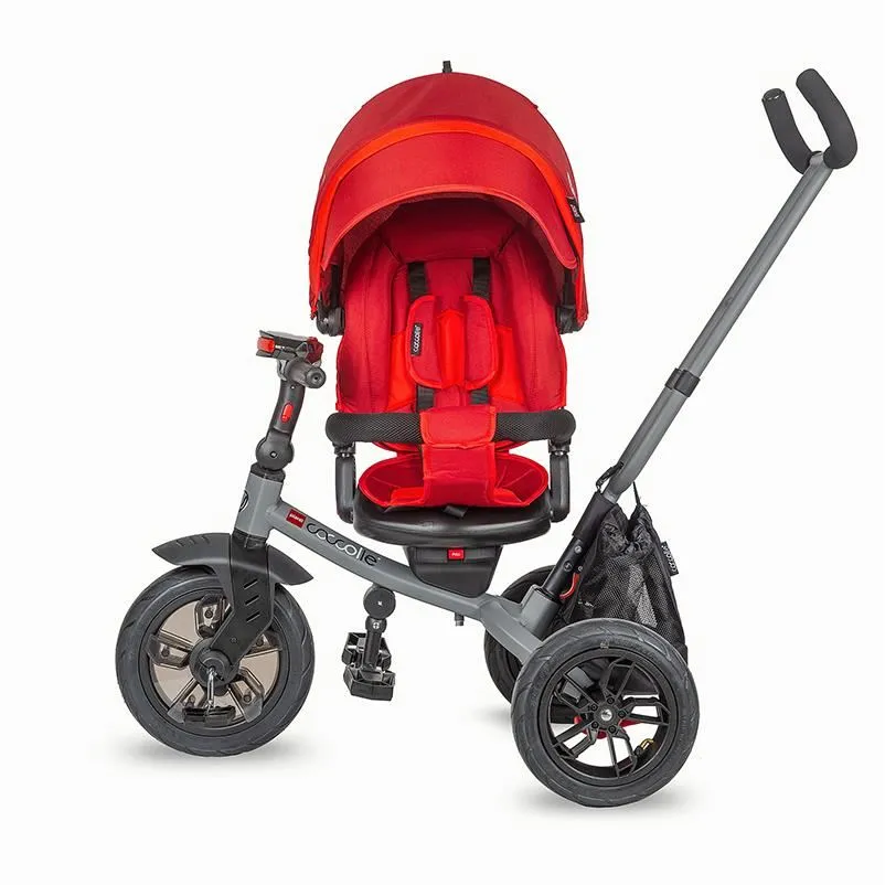 Multifunction tricycle Coccolle Pianti Ruby Red