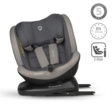 Premium rotating i-Size car seat 40-150 cm Coccolle Mydo Urban Grey
